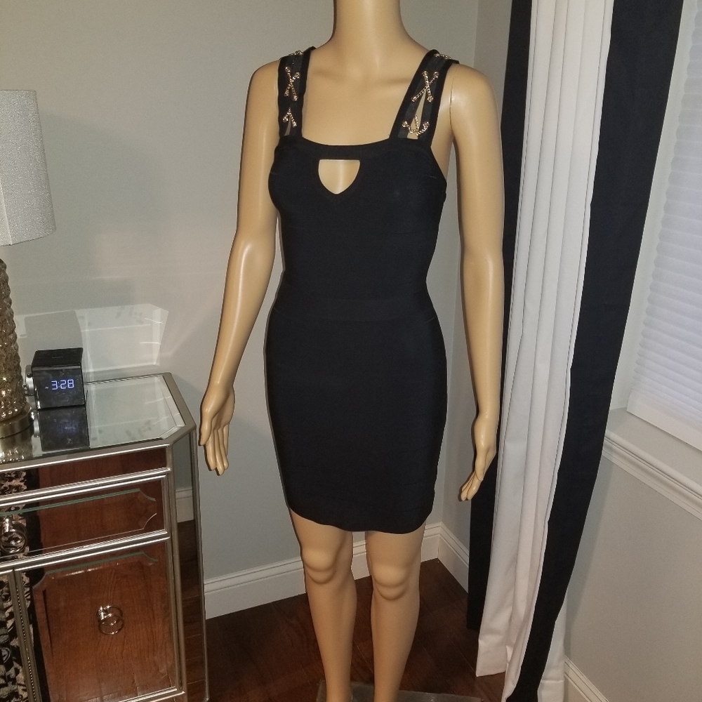 Black bebe dress